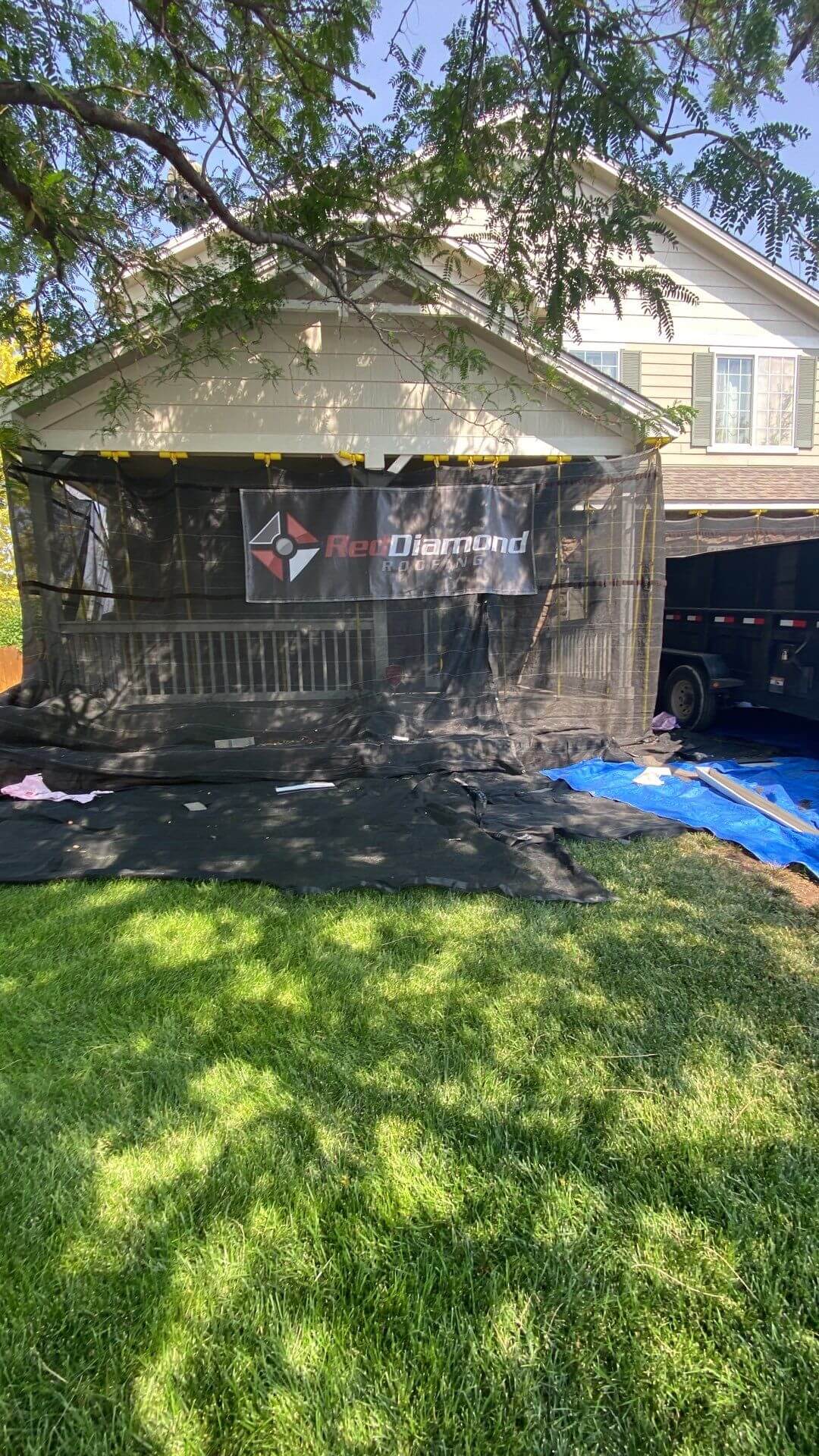 Roof Replacement in Progress