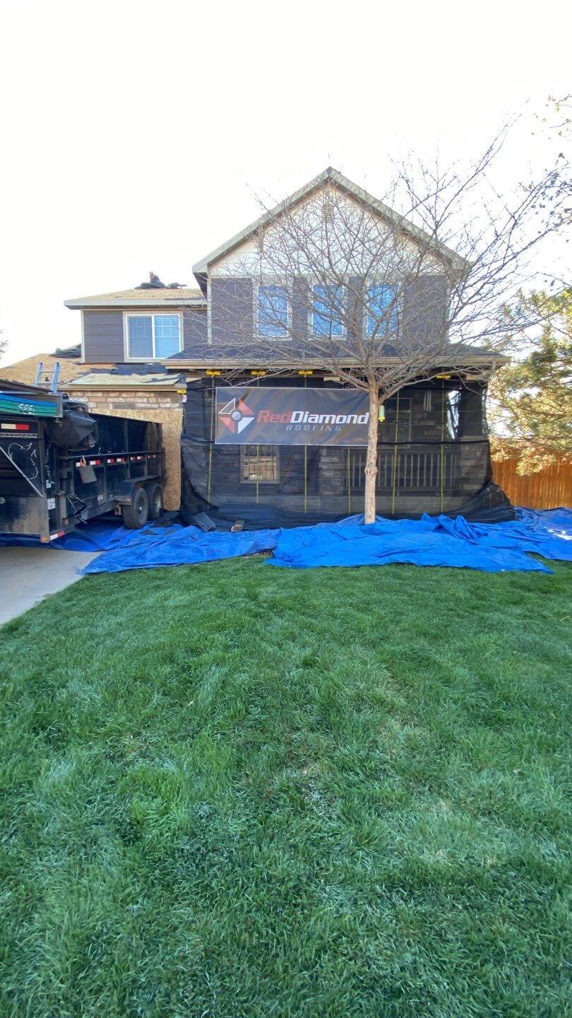 Roof Replacement in Progress